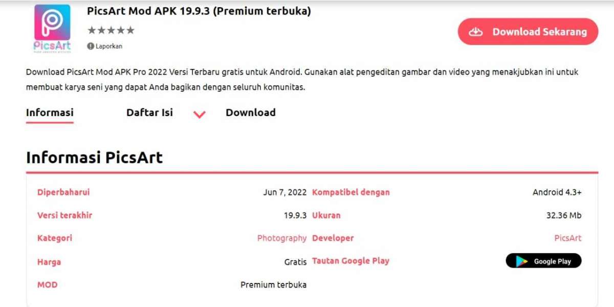 Download PicsArt Mod APK 2022 Di ponsel Android.