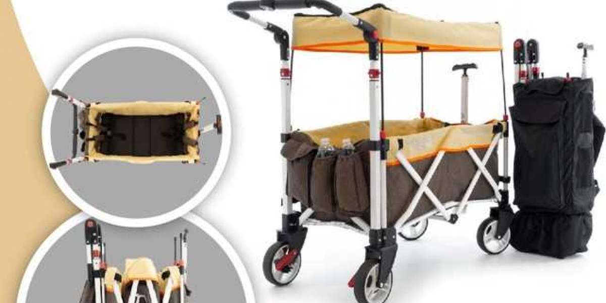 The all-terrain folding wagon for travelers